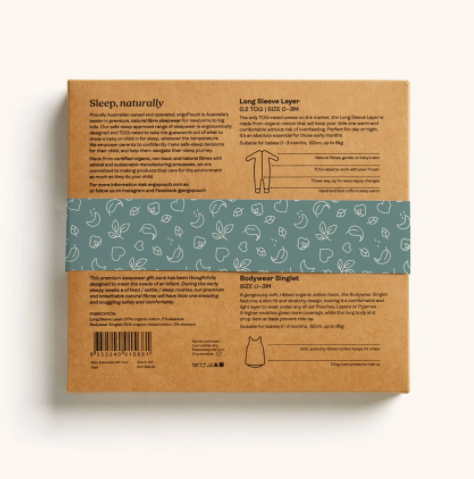 ergoPouch Baby Essentials Gift Pack - Sage