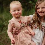 Peggy Rosie Dress - White