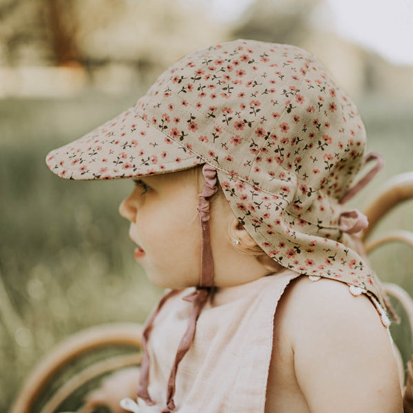 Beadhead Hats - Lounger Reversible Sun Flap Hat - Penny/Rosa