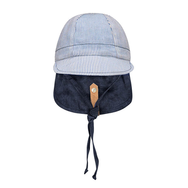 Beadhead Hats - Lounger Reversible Sun Flap Hat - Charlie/Indigo