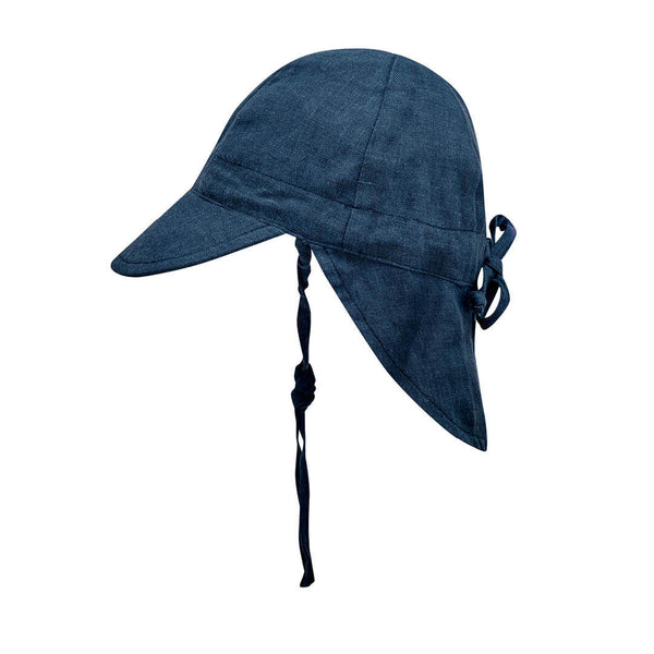 Beadhead Hats - Lounger Reversible Sun Flap Hat - Charlie/Indigo