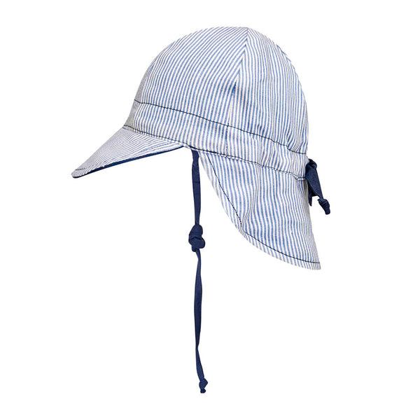 Beadhead Hats - Lounger Reversible Sun Flap Hat - Charlie/Indigo