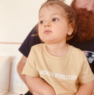 Inclusion Revolution Kids Tee - Inclusion Revolution - Tan