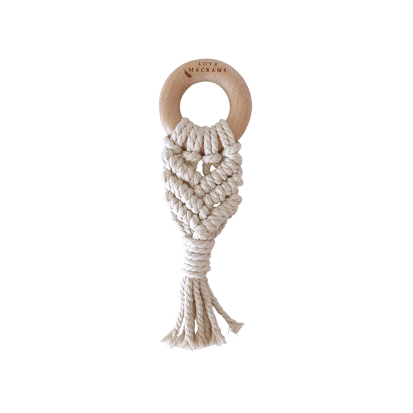 Love Macrame - Macrame Teether - Natural