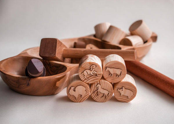 Beadie Bug Play - Play Dough Stamps - Farm Yard Animal