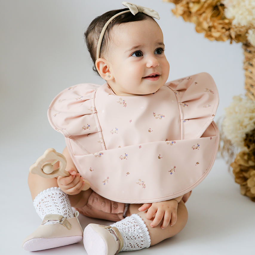 Snuggle Hunny Waterproof Snuggle Bib - Posy