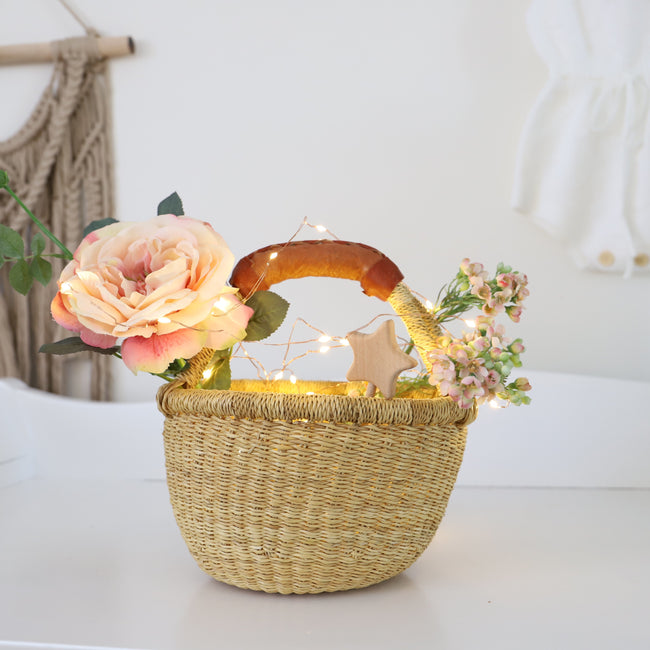 Round Basket - Small Natural