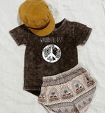 Tiny Gypsy Short Sleeve Tee - Wanderlust - Stonewash