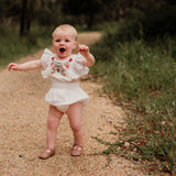 Peggy Valley Playsuit - White