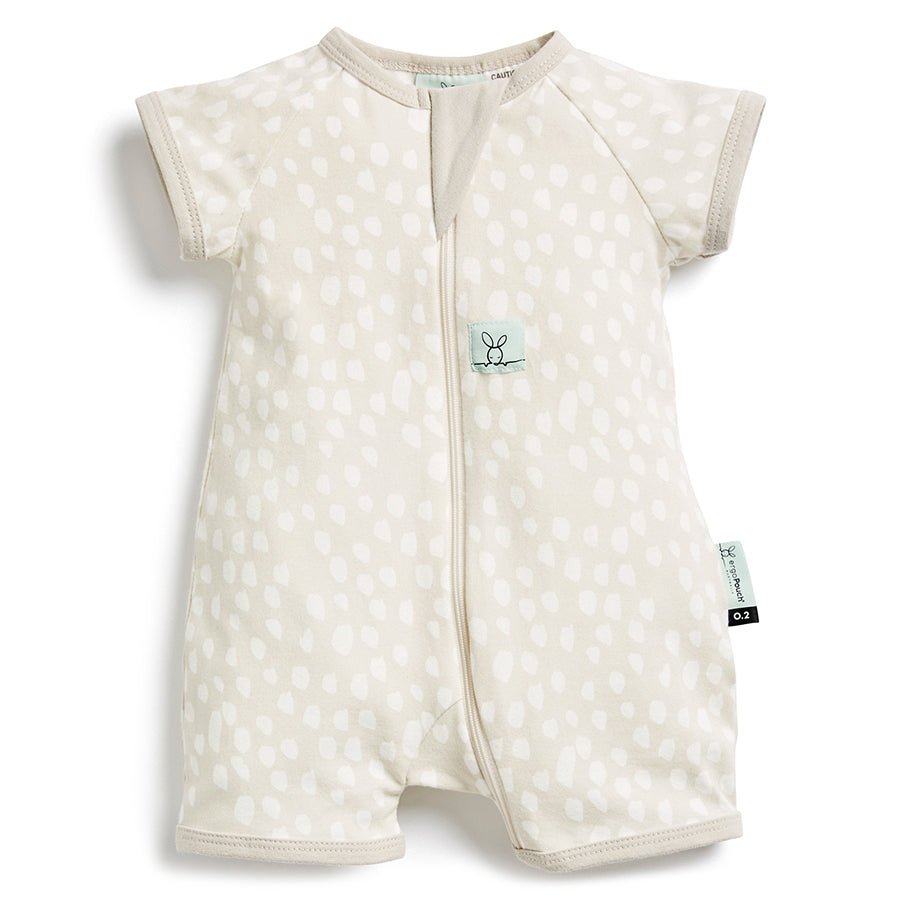 The Bamboo Fleece Romper - Fawn