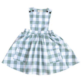 Ruffets and Co Penny Pinafore Dress - Check
