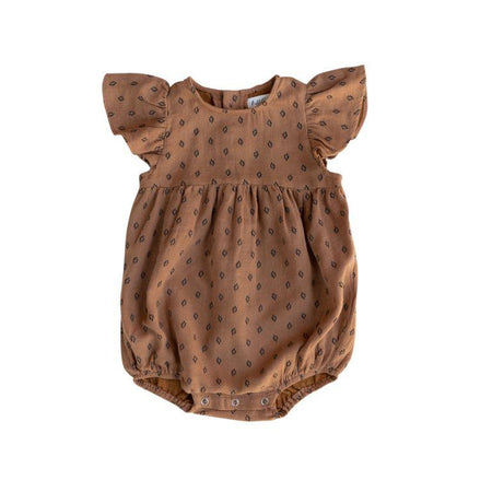 Ruffets and Co Jude Romper - Toast