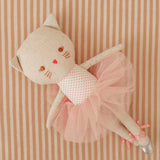Alimrose Odette Kitty Ballerina - Spot Pink