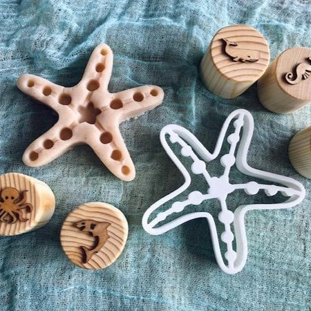 Beadie Bug Play - Play Dough Stamps - Sea Creatures
