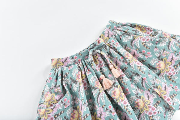 Louise Misha Audrey Skirt - French Blue Flowers