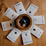 Growing Kind - Crystal Affirmations with Cards and Tumble Stones