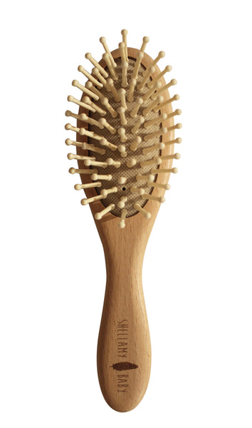 Shellamy Baby - Wooden Baby Hairbrush and Comb Set