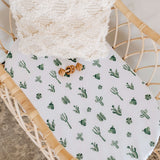 Snuggle Hunny Fitted Bassinet Sheet - Cactus