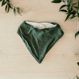 Snuggle Hunny Bandana Dribble Bib - Olive