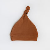 Snuggle Hunny Ribbed Knotted Beanie - Chestnut