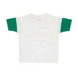 Goldie + Ace Short Sleeve T-shirt - Sun Sand Surf - White
