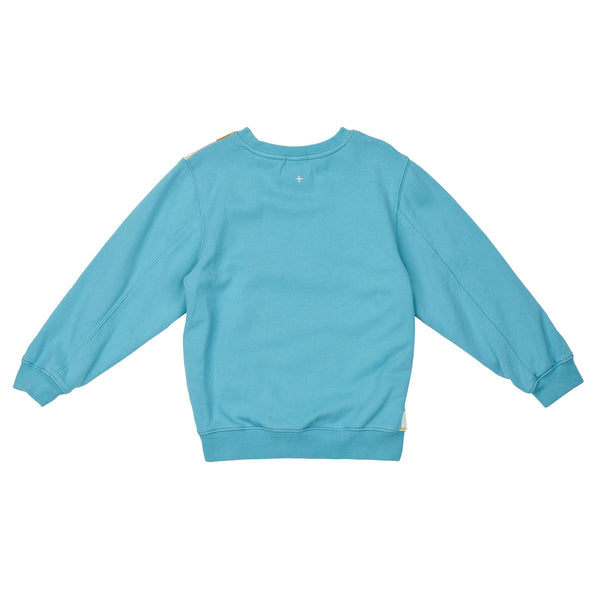 Goldie + Ace Relaxed Sunrise Sweater - Surf