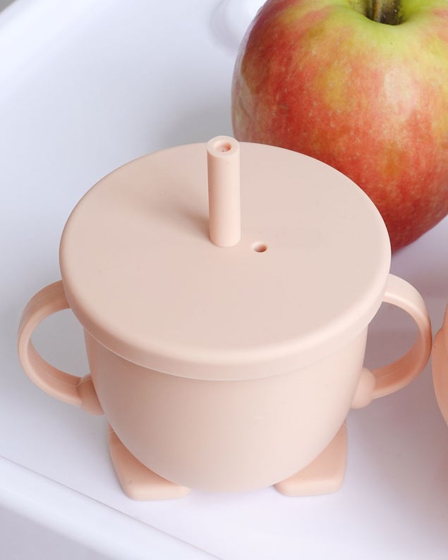 The Somewhere Co. Silicone Straw Cup - Blush