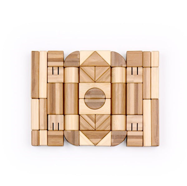Udeas - Bamboo Building Block Set - 50 pieces