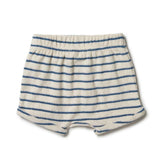 Wilson & Frenchy Organic Terry Shorts - Ocean Stripe