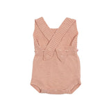 Goldie + Ace Willow Knit Romper - Peach