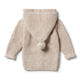 Wilson & Frenchy Knitted Jacket - Oatmeal Fleck