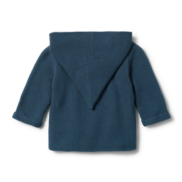 Wilson & Frenchy Knitted Jacket - Steel Blue