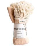 Wind & Willow Co Organic Cotton Fringe Swaddle - Rose