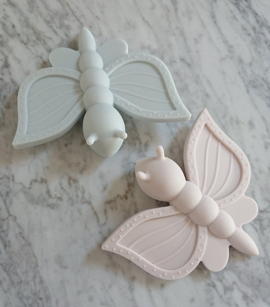 Mini Winther Co Silicone Butterfly Teether - Mint