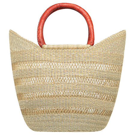 Woven Round Basket - Natural Large
