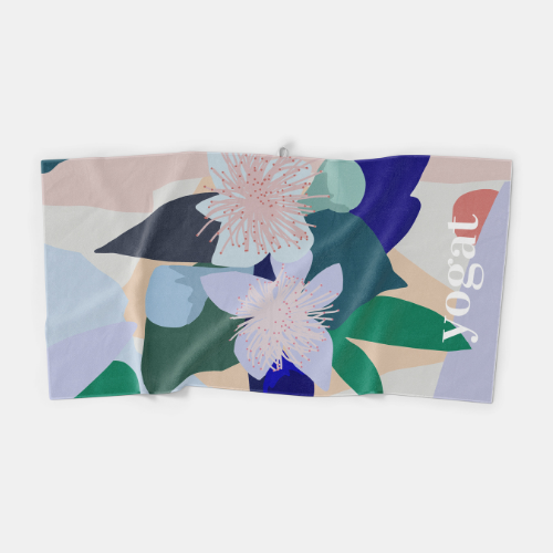 Yogat Microfibre Towel - Wildflower by Xander Holliday